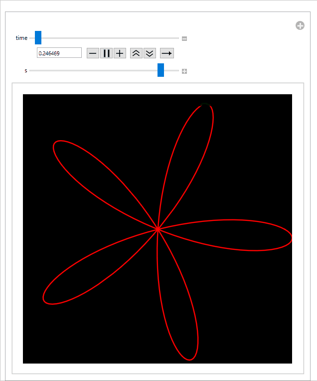 Rolling shutter effect with decreased propeller speed showing less distortion